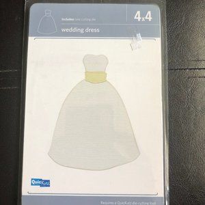 QuicKutz Wedding Dress Diecut *EUC*